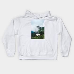 Flower Mountain - Landscape Photography Kids Hoodie